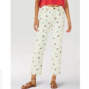Billabong x Wrangler High Rise Cheeky Fit Floral Western/SW Jeans (1349)